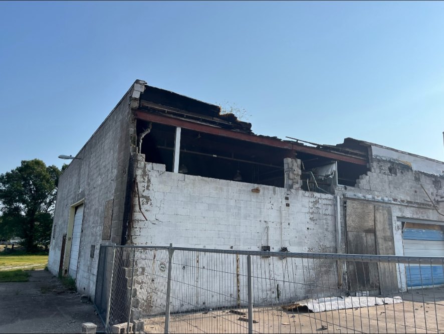 Commercial Masonry Restoration — before