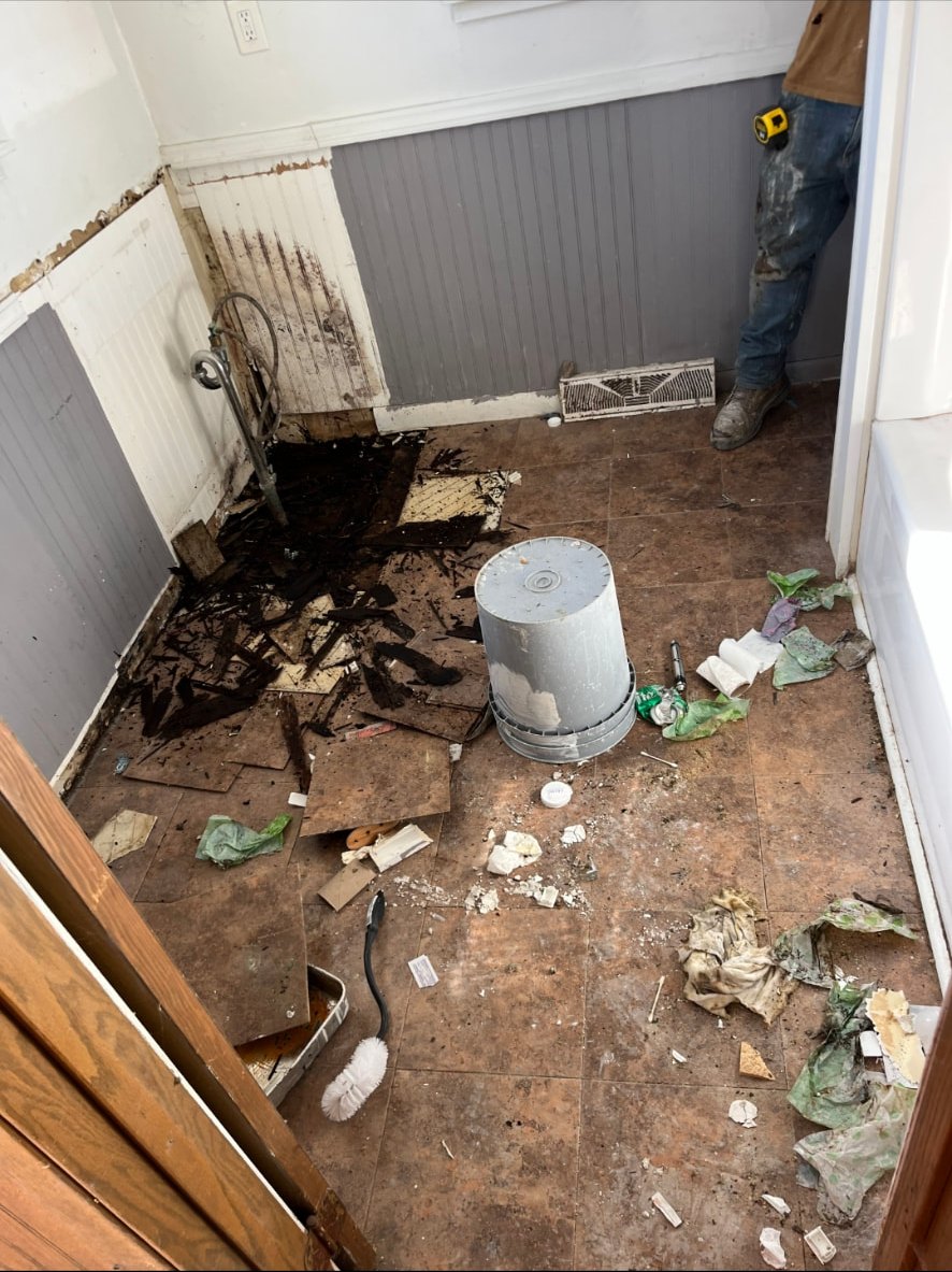 Bathroom Renovation — before